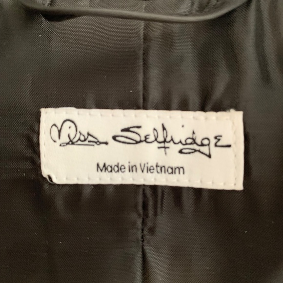 Ms Selfridge size 10 black blazer jacket - Picture 3 of 9